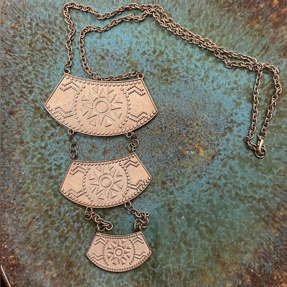 Geometric Statement necklace